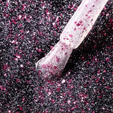 Dry Top Shine Bright Pink 7ml hybrid top coat with a flash effect