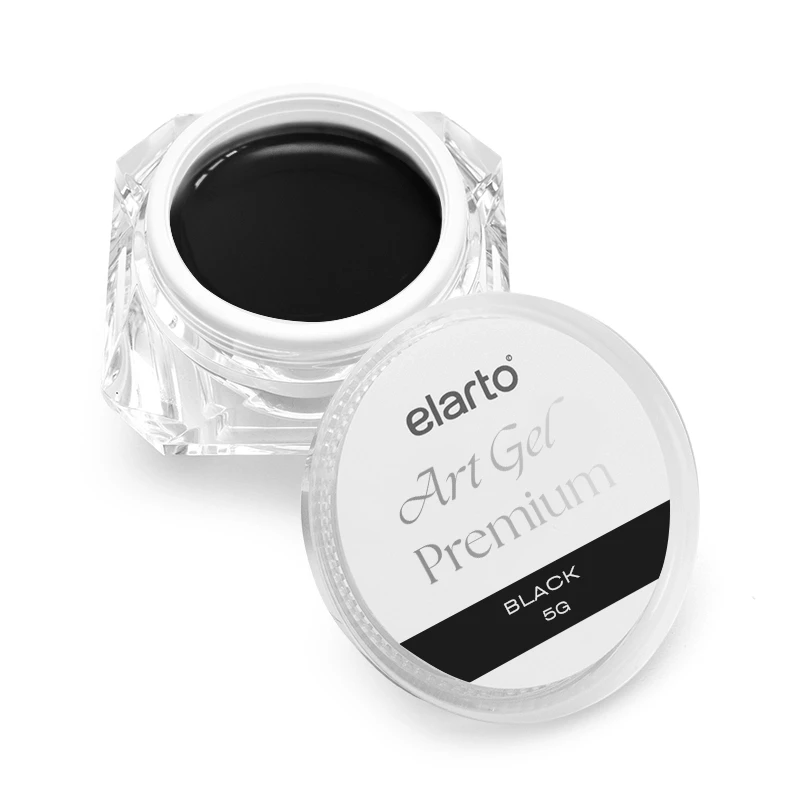 Art Gel Premium Preto - Preto 05g