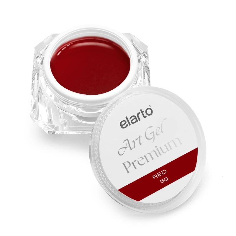 Art Gel Premium Vermelho - Vermelho 05g