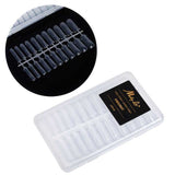 Moldes F1 para Gel, Acrigel y Acrílico Cuadrado con Medidas MollyLac – 220 unid. Modelo PH-68