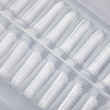 Moldes F1 para Gel, Acrigel y Acrílico Cuadrado con Medidas MollyLac – 220 unid. Modelo PH-68