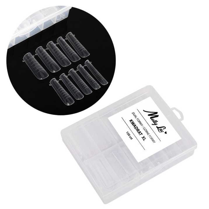 Moldes F1 Túnel XL para Construcción de Uñas Cuadradas YQ-4 – 120 unid.