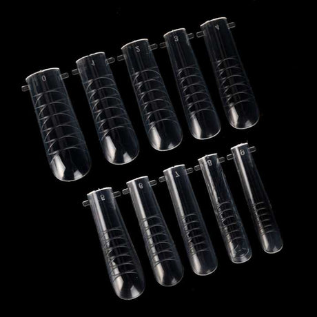 Moldes F1 Túnel XL para Construcción de Uñas Cuadradas YQ-4 – 120 unid.