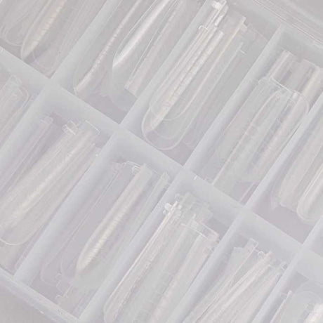 Moldes F1 Túnel XL para Construcción de Uñas Cuadradas YQ-4 – 120 unid.