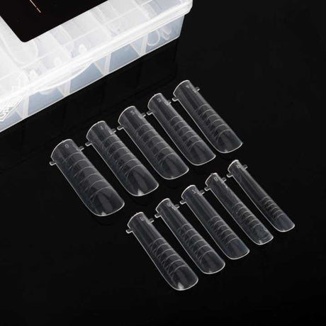 F1 Tunnel XL Nail Forms for Square Nail Construction YQ-4 – 120 pcs.
