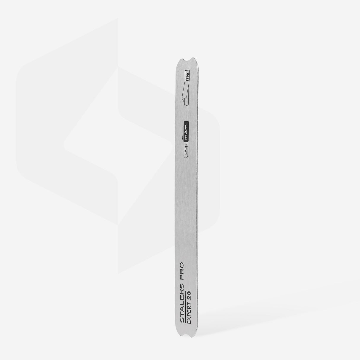 Metal straight nail file base EXPERT 20