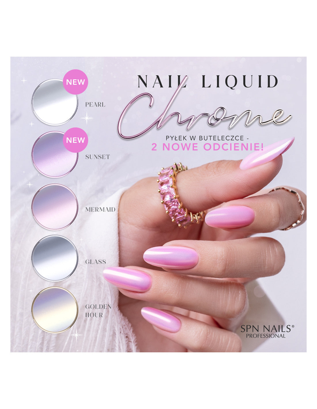 Nail Liquid Chrome Sunset 8ml