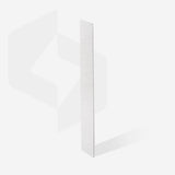 White Disposable Straight Files – Foam layer | EXPERT 20, Grit #100 (30 Pieces)