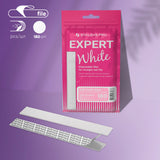 White Straight Disposable Nail Files – Foam layer | EXPERT 20, Grit #180 (30 pcs)