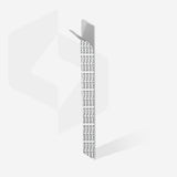White Straight Disposable Nail Files – Foam layer | EXPERT 20, Grit #180 (30 pcs)