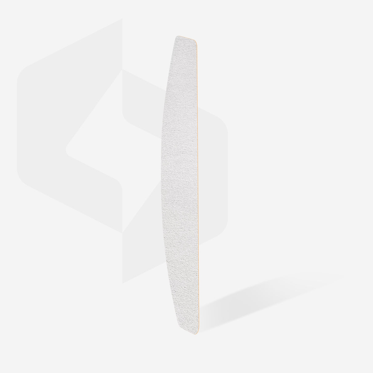 Disposable White Half-Moon Fine Nail Files | EXPERT 42 Grit #100 (50 Units)
