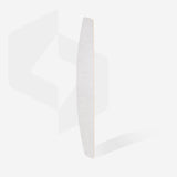 Disposable White Half-Moon Fine Nail Files | EXPERT 42 Grit #100 (50 Units)