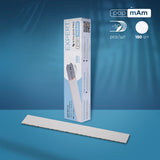 Limas papmAm desechables blancas para limas de uñas rectas EXPERT Grano #150 (50 unidades)
