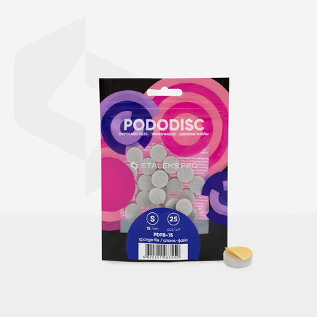 Lixas descartáveis - esponjas para disco de pedicure PODODISC S EXPERT 15 (25 unidades)